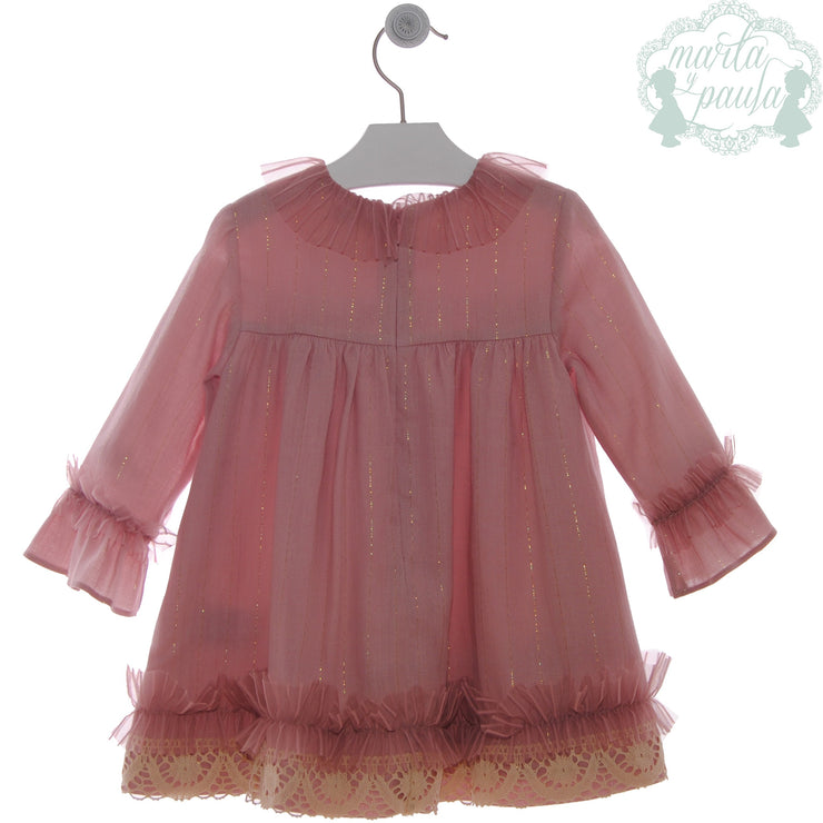 VESTIDO INFANTIL ART.5166 ROSA