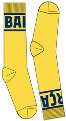 Socks Yellow - Knee-high sport socks-2604702-666