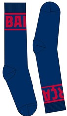 Socks Azulpolar Blue - Knee-high sport socks-2604702-433