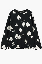 Black Ace Long Sleeve T-shirt