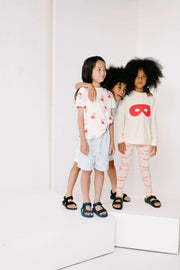 Apricot Journal text Print Leggings