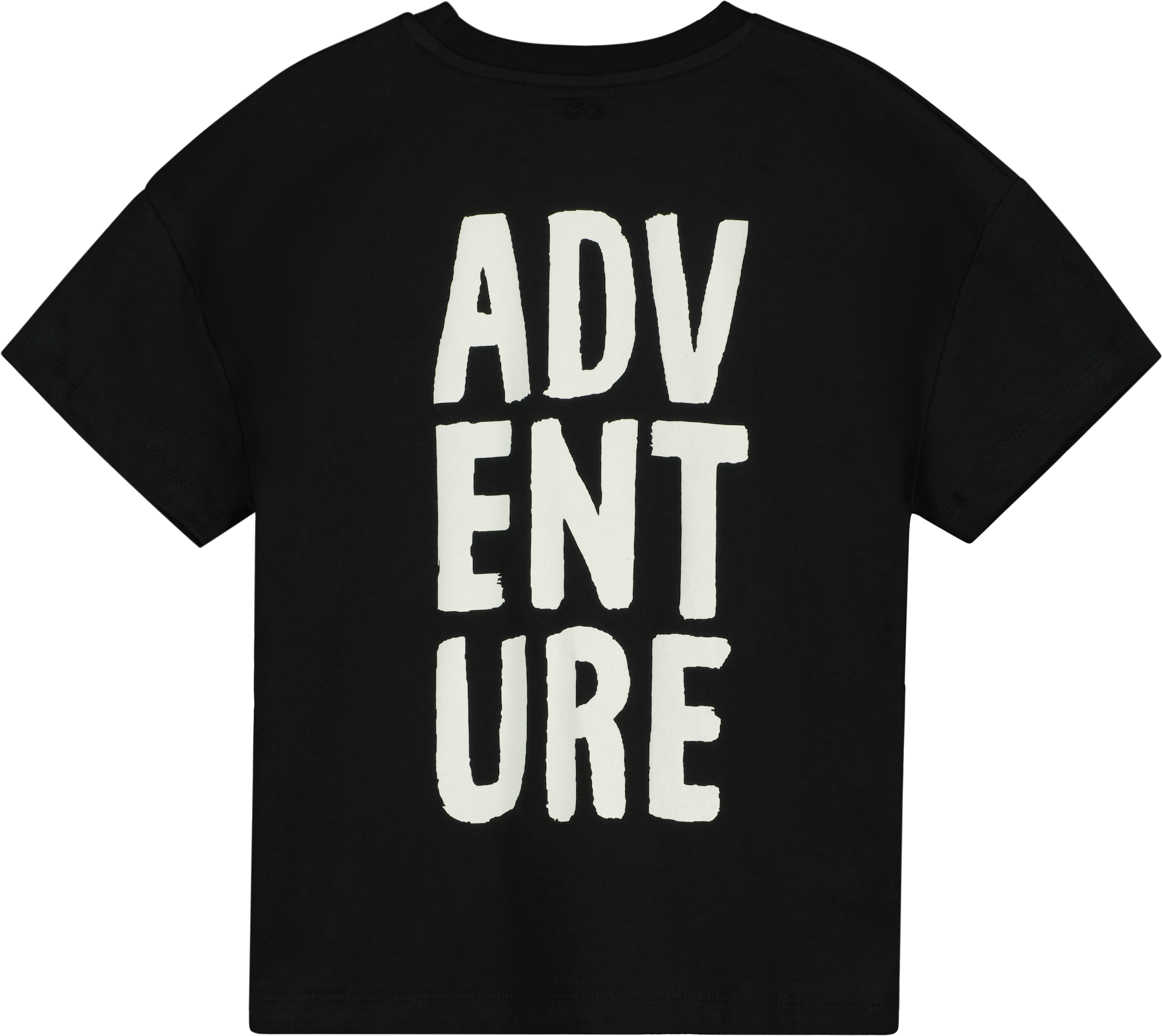 Black Oversized 'Adventure' T-shirt - BL023