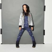 Navy Galaxy Slim Pants