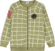 Kelp Grid Zip Jacket - BL030