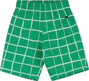 Kelly Green Grid Shorts - BL036