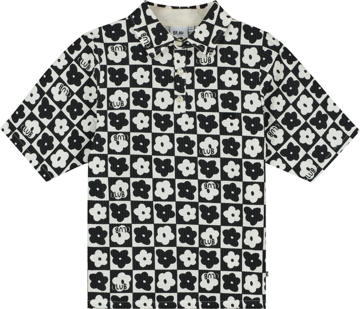 Club Black Short Sleeve Shirt - BL057