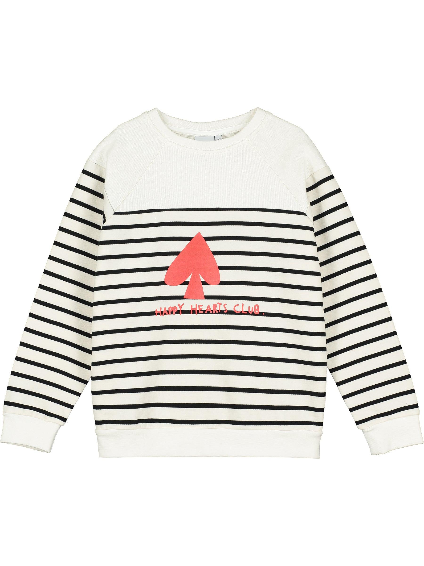 Happy Hearts Club Breton Stripe Sweater