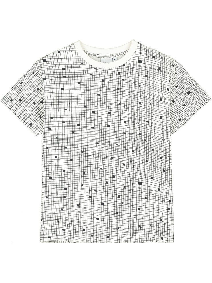 Natural Grid T Shirt