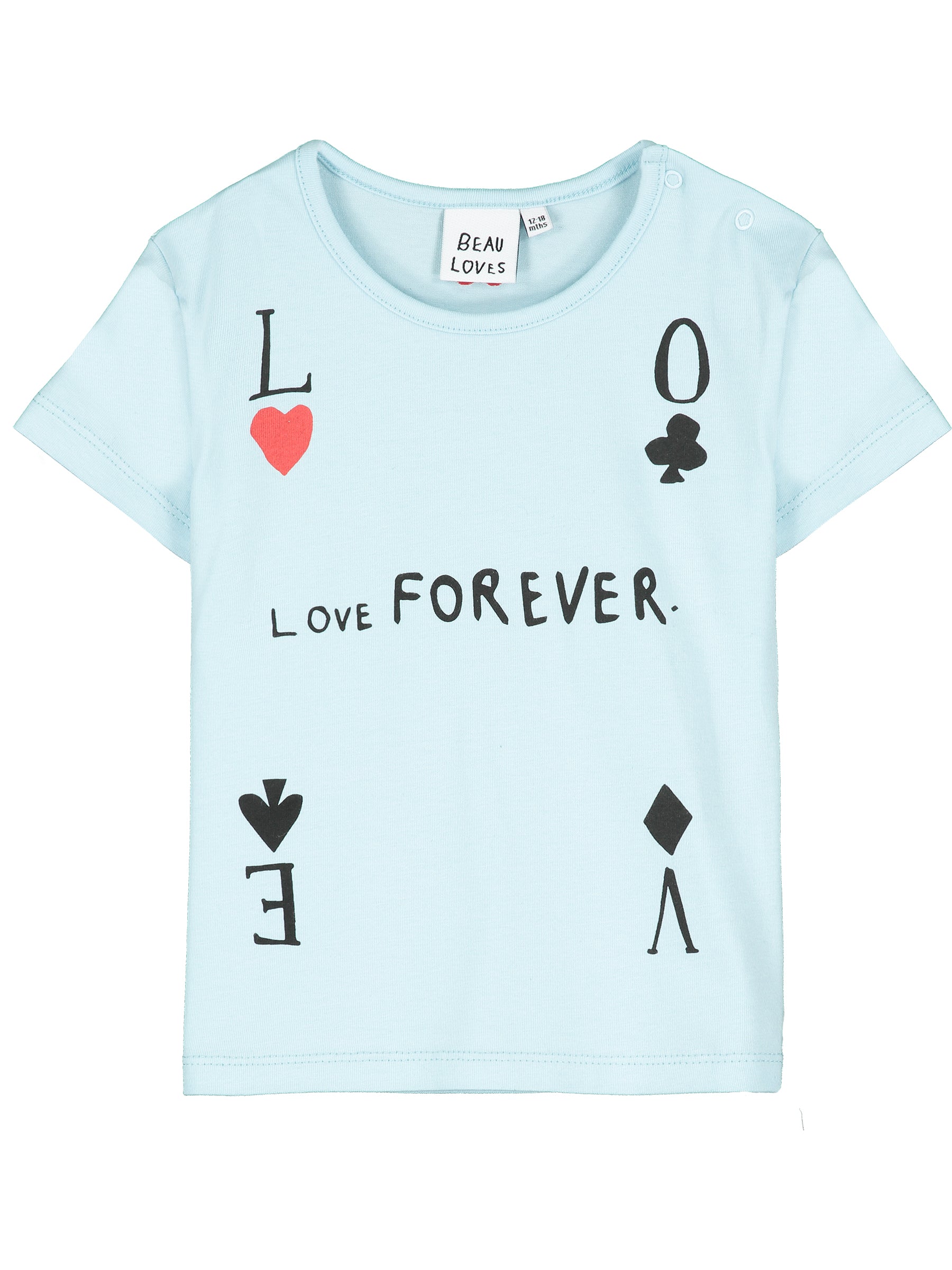 Sky Blue Love Forever Baby T-Shirt
