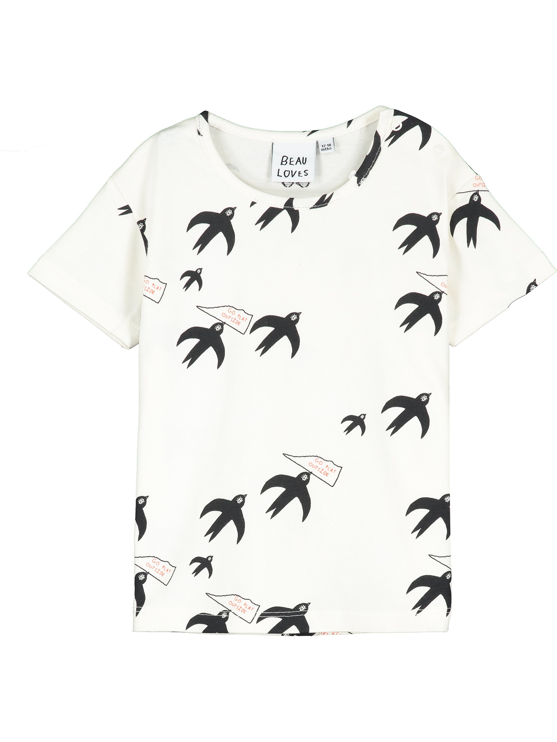 Natural Birds Baby T-Shirt