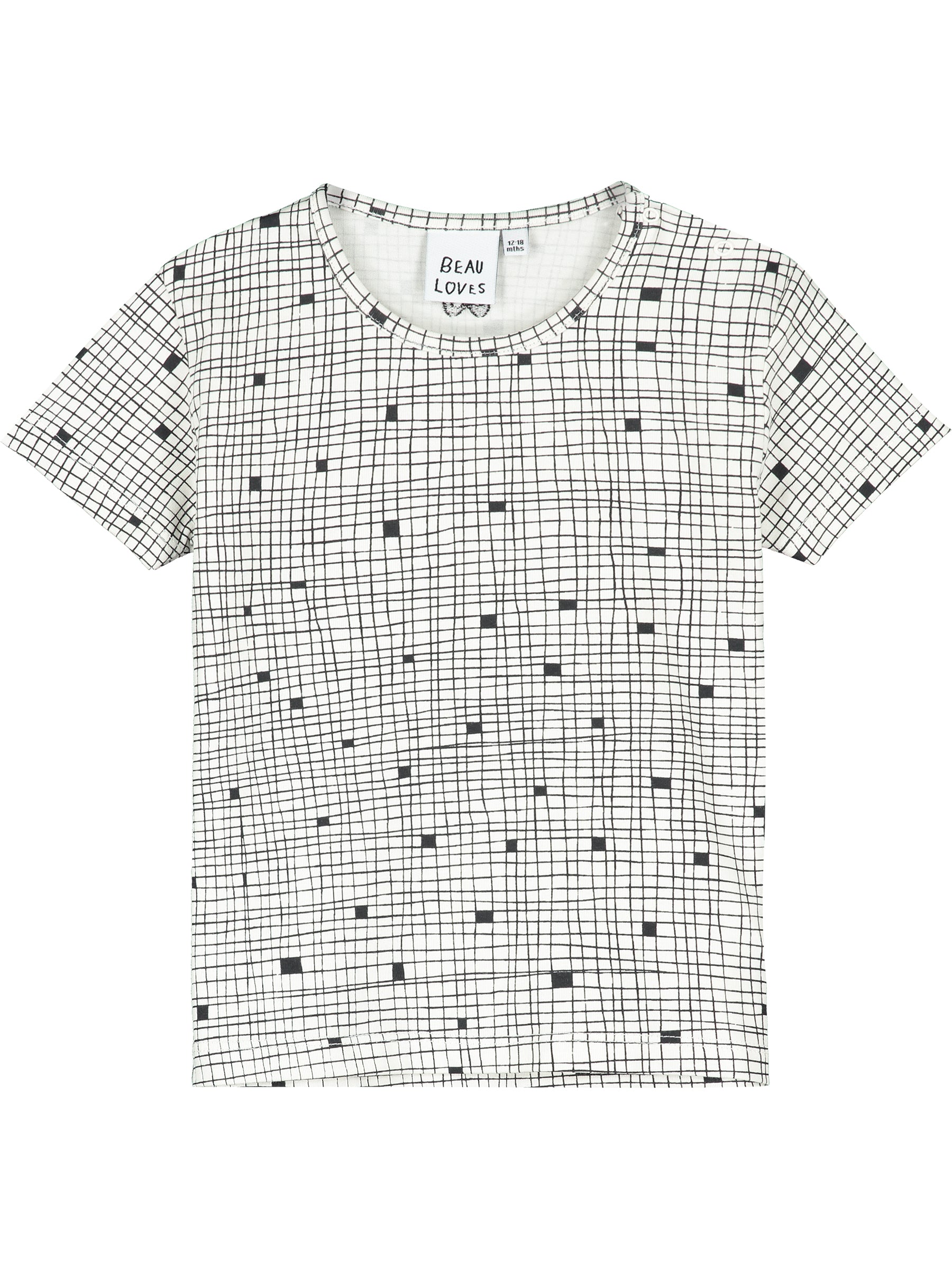 Natural Grid Baby T-Shirt