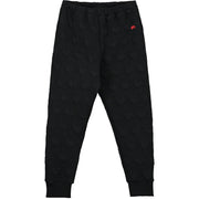 Black Hearts Jacquard Pants