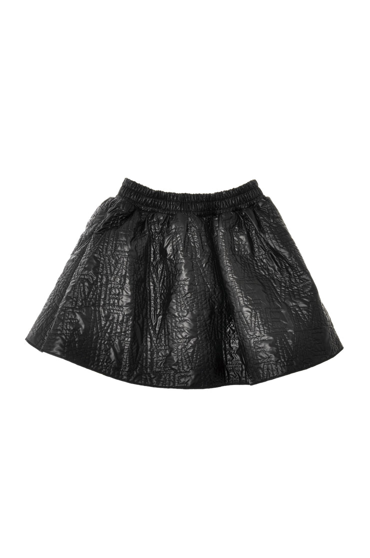 Me The Label - Black Quilted Skirt
