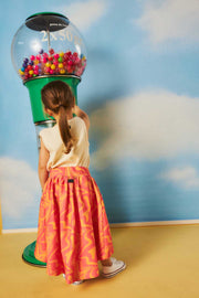 PAINT ORANGE | MIDI SKIRT