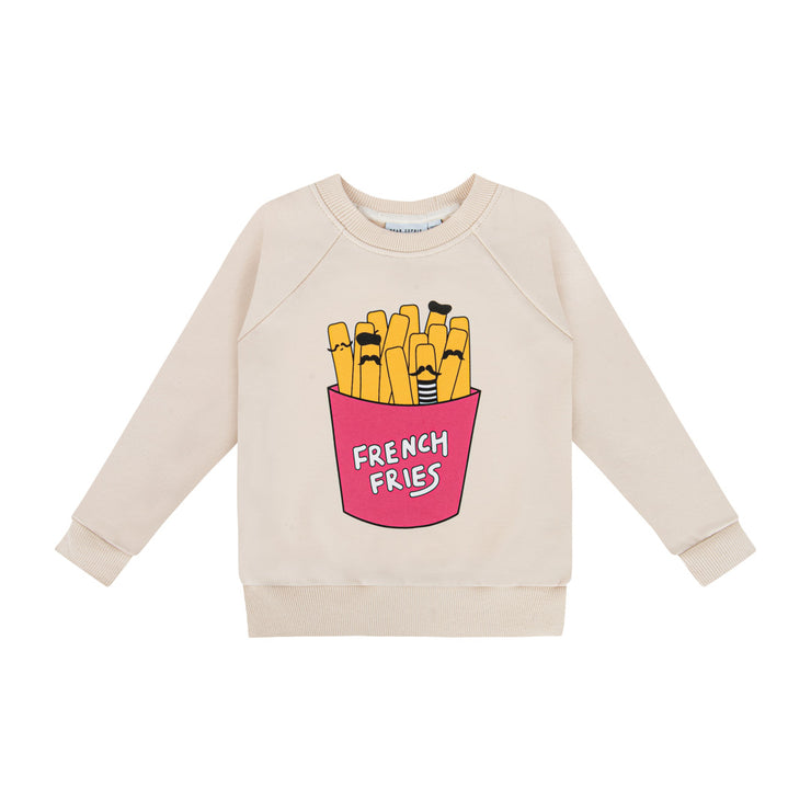 FRIES ECRU | SWEATSHIRT