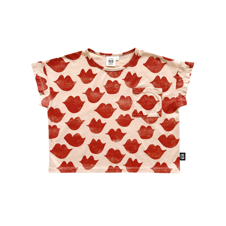 KISSES Cropped T-Shirt