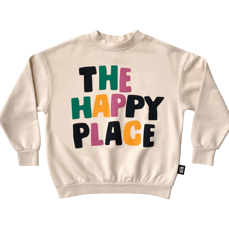 THE HAPPY PLACE Sweatshirt - Sandshell