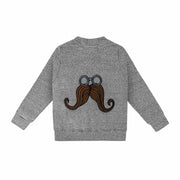 MUSTACHE GREY MELANGE | BOMBER JACKET