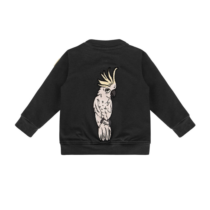 PARROT BLACK | BOMBER JACKET