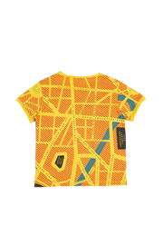 t-shirt city map allover yellow