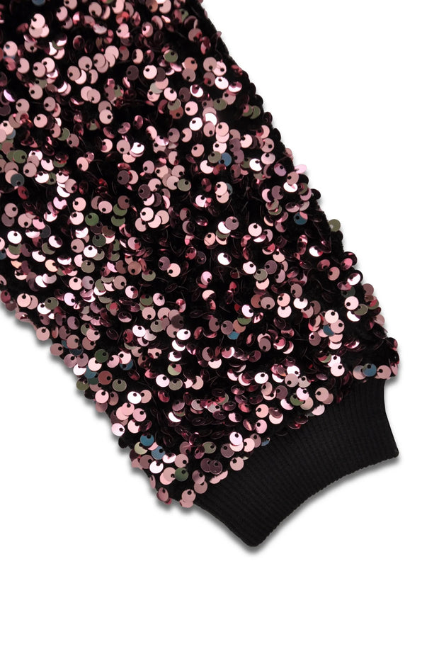 Pink Sequins Sweatshirt