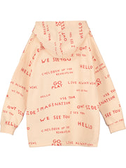 Hoodie Sweater Apricot Journal Text