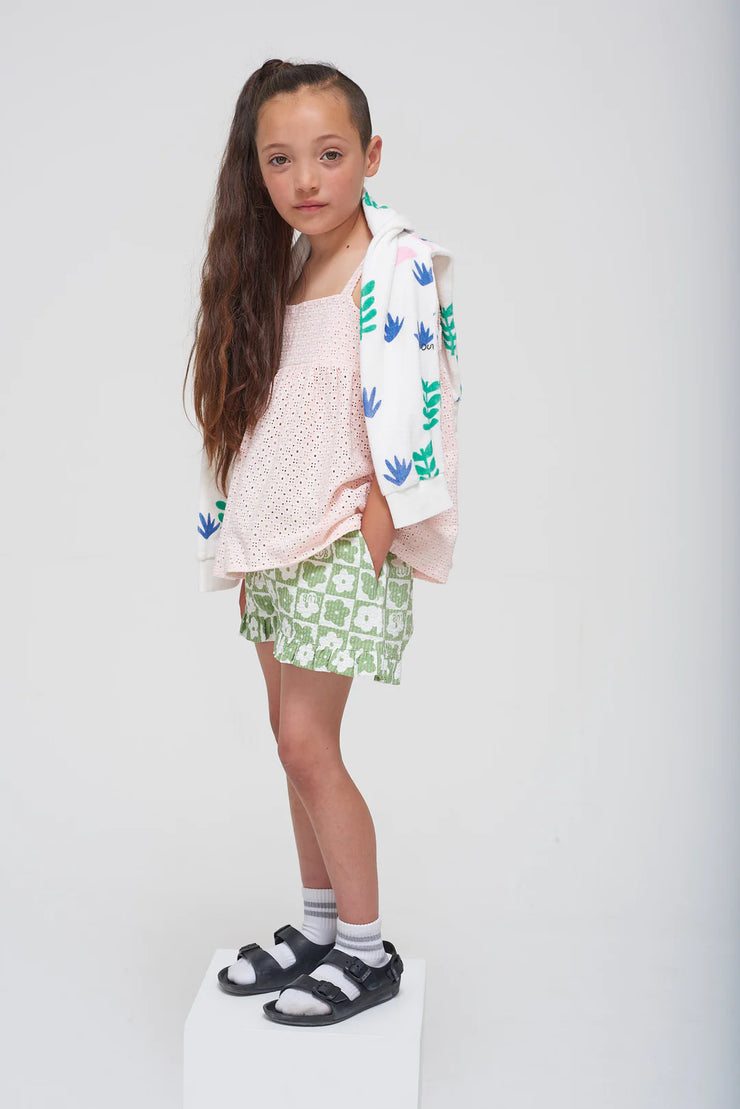 Club Olive Green Frill Shorts - BL064