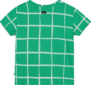 Kelly Green Grid Baby T-shirt - BL001