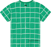 Kelly Green Grid T-shirt - BL015