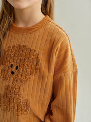 Floof velour rib shirt 11067