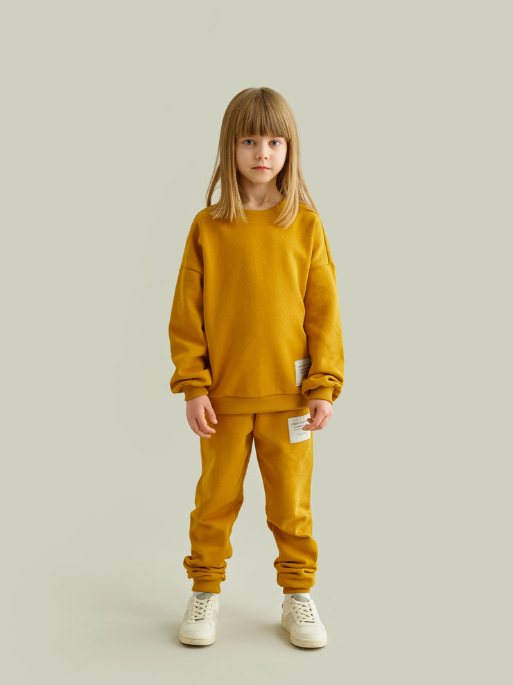 Superpower sweatpants, Mustard 11117