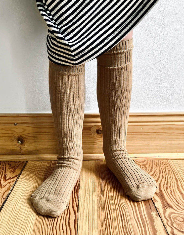 RIBBED Knee Socks